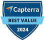 Capterra Best Value 2024 award
